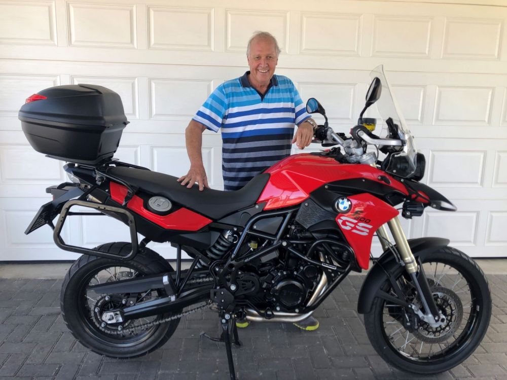 Alan Orchard 2016 BMW F800GS