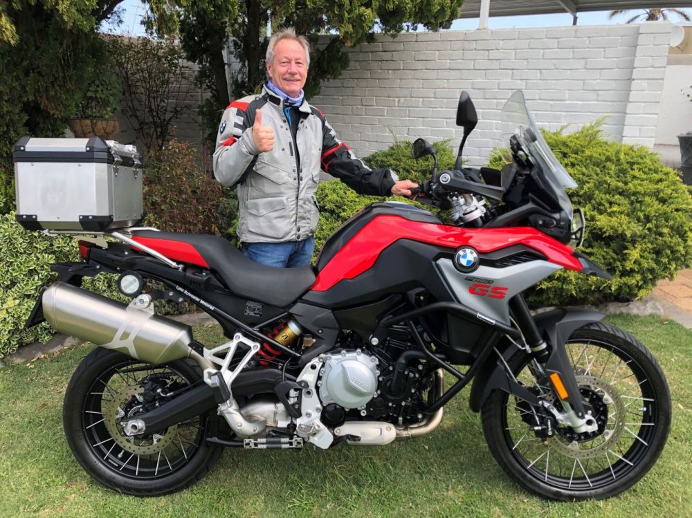Andre Van Heerden 2019 BMW F850GS