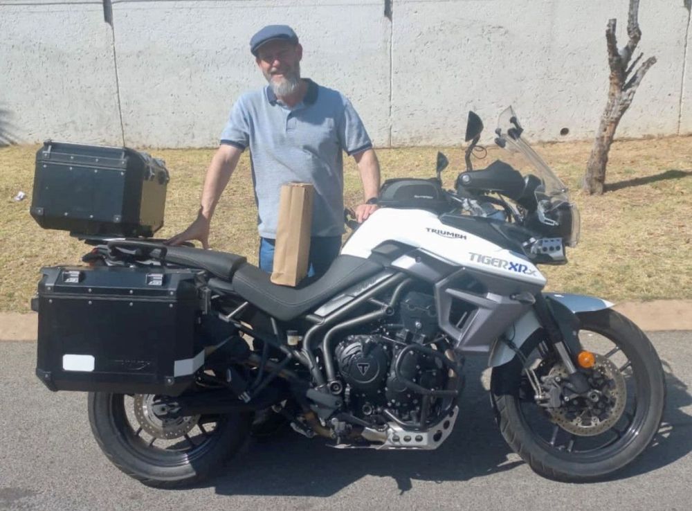 Andrew Gossman 2015 Triumph 800 XRX