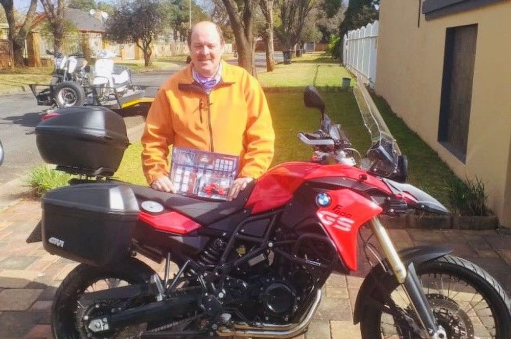 Attie Van Niekerk (Joburg) 2016 BMW F800GS mu