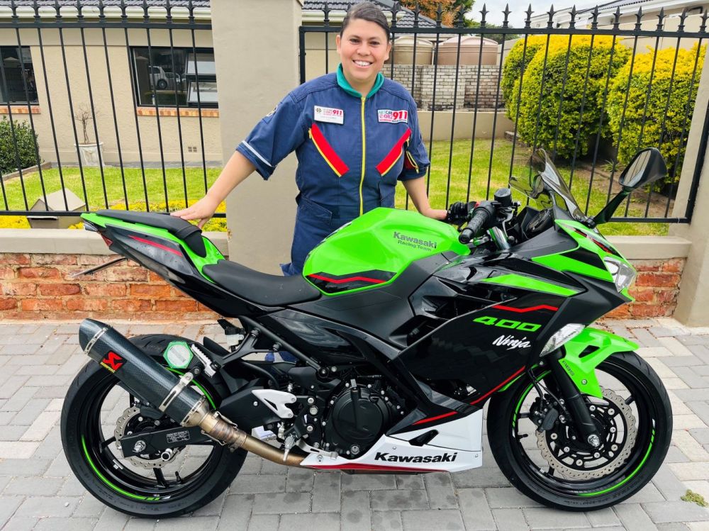 Carla Harmse 2021 Kawasaki 400 Ninja
