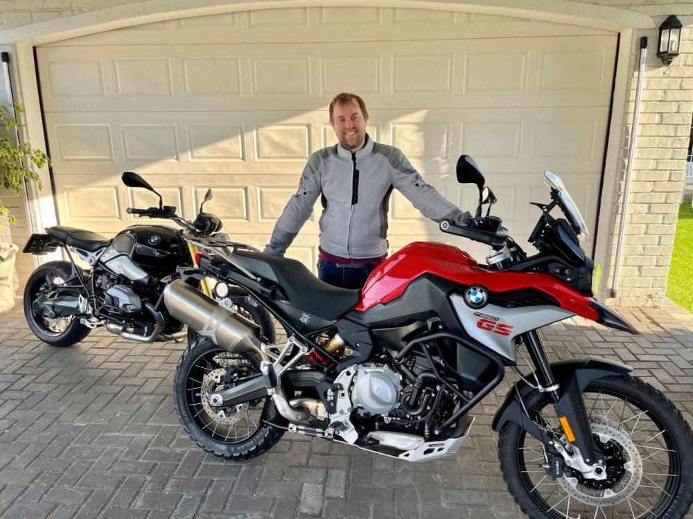 Clinton Schram 2022 BMW F850GS MU