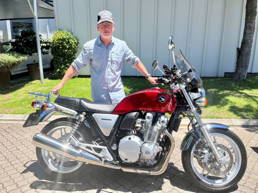 Fourie De Kock (Knysna) 2013 Honda CB1100