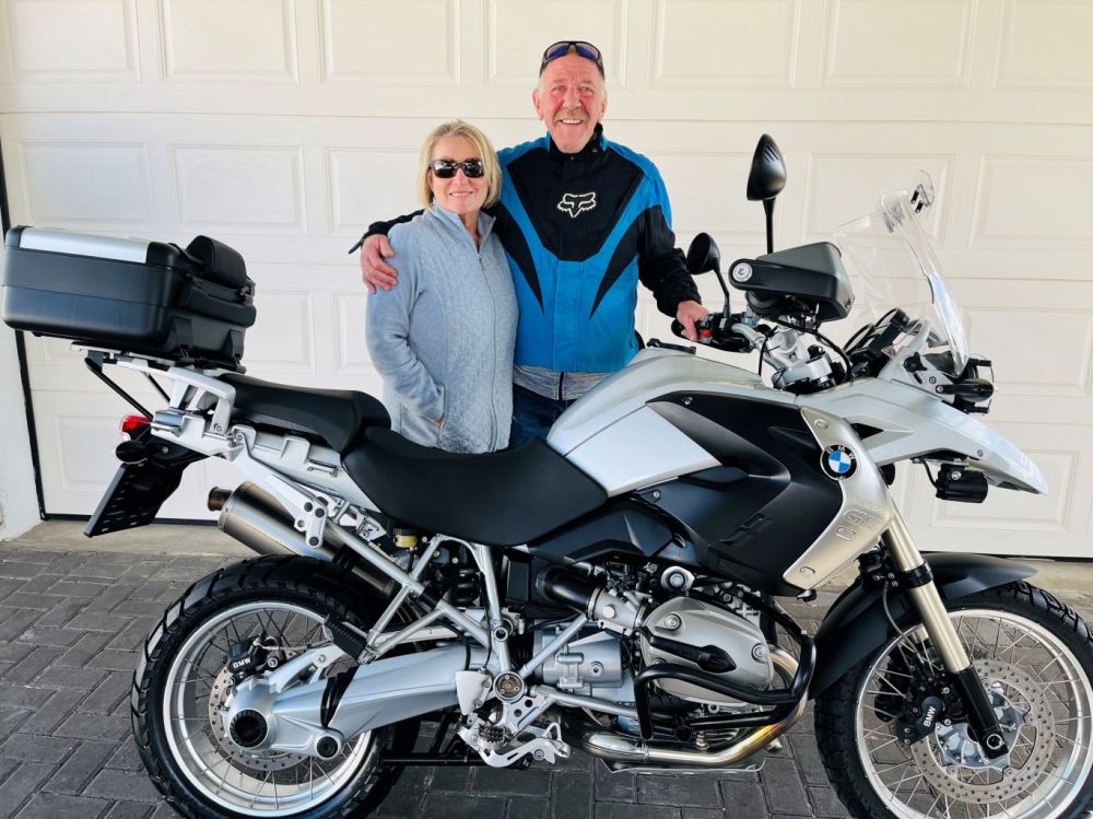 Fred & Carol De Lange 2008 BMW R1200GS