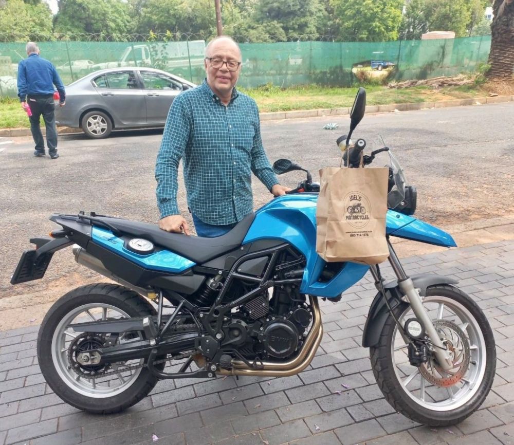 Glenn Pratt (Melrose Gauteng) 2008 BMW F650GS