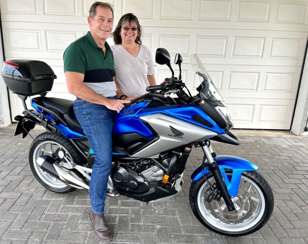Hannes & Irene Bezuidenhout 2017 Honda NC750X