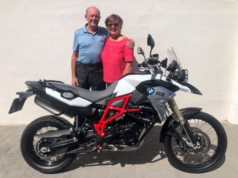 Hannes Meiring (Jeffreys Bay) 2016 BMW F800GS mu