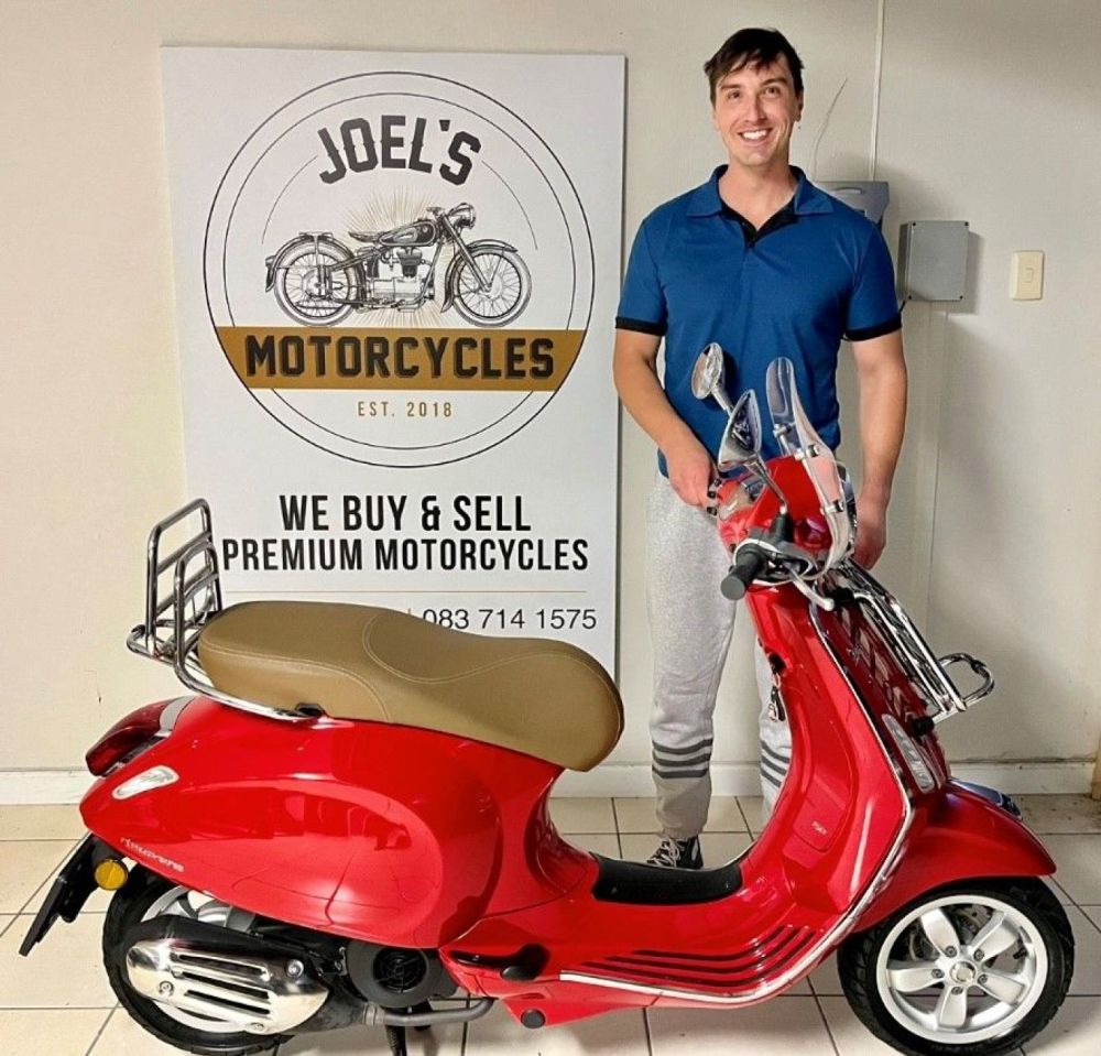 Ihan Oosthuizen 2018 Vespa 150 Primavera