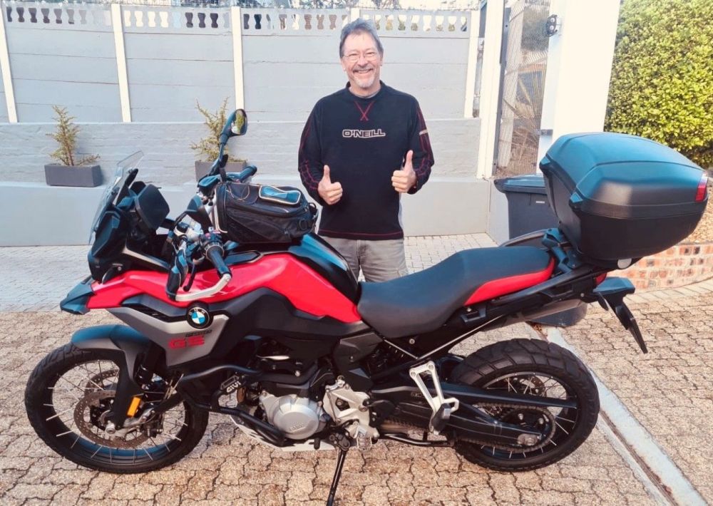 Jacques Livingstone-Louw 2020 BMW F850GS