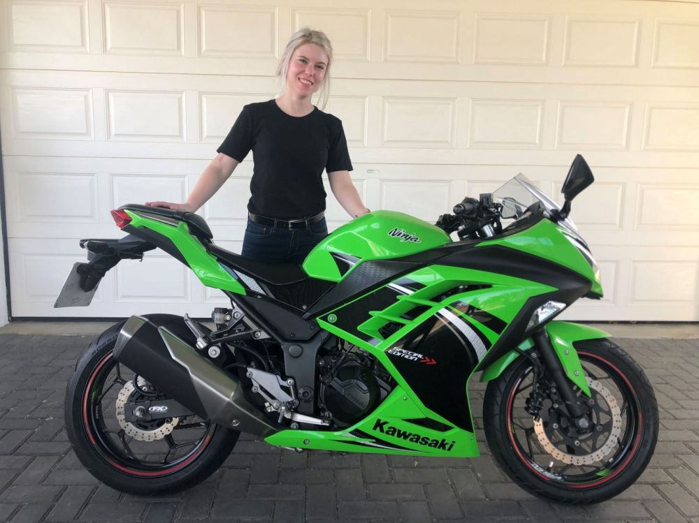Jade Heijn 2015 Kawasaki 300 Ninja