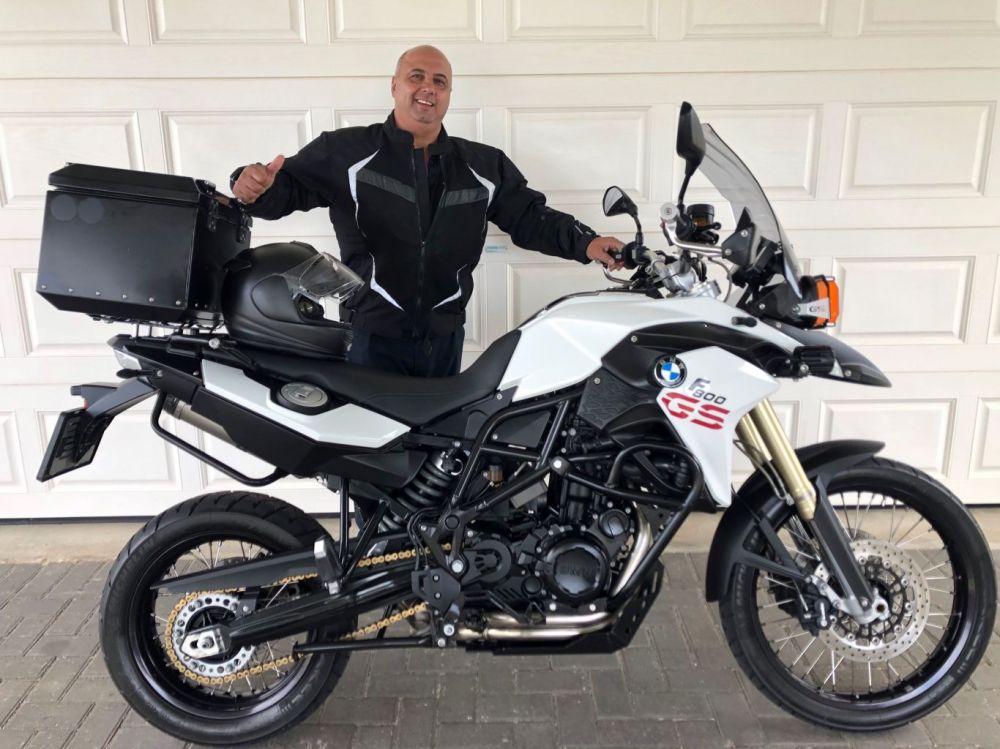 James Minnie 2013 BMW F800GS mu
