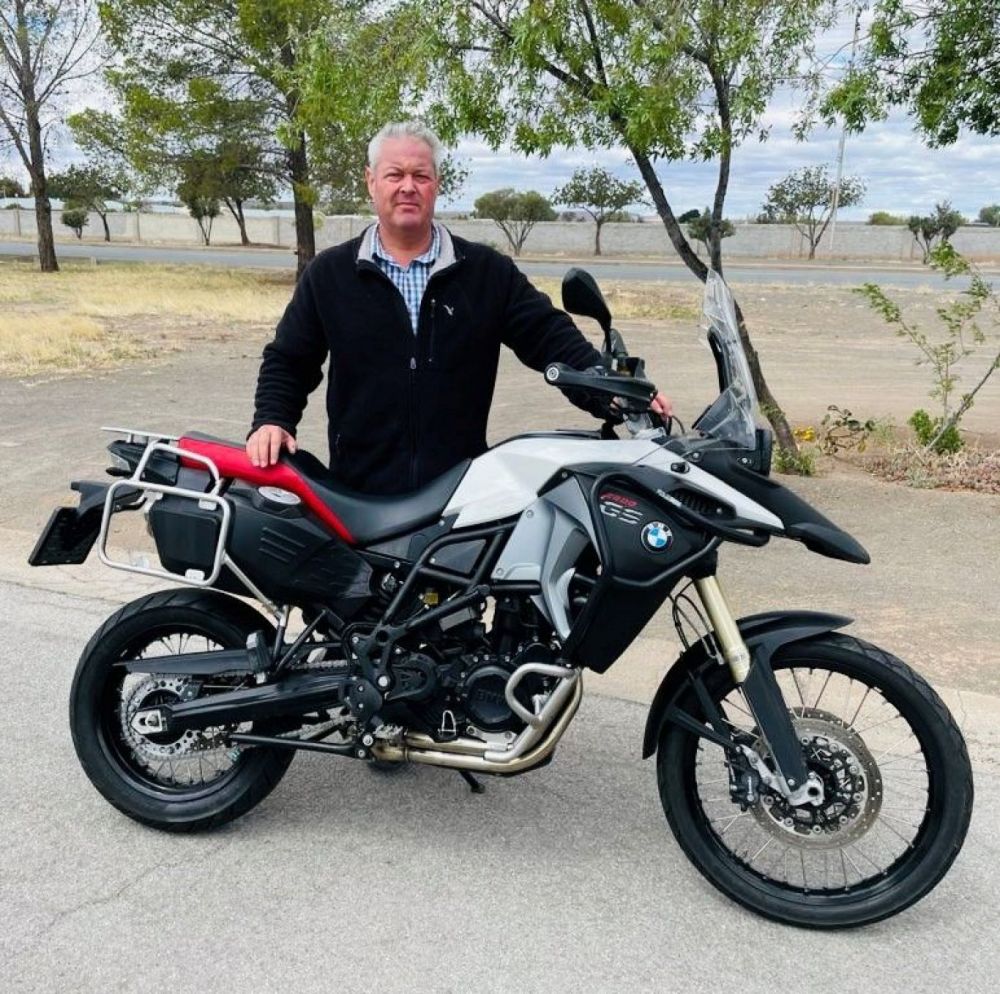 Johan Gouws (Beaufort West) 2016 BMW F800GS Adv.