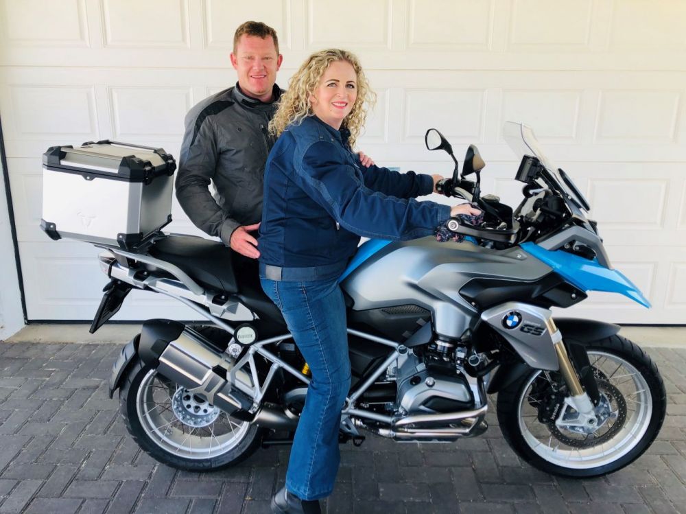 John & Elizma Atkins (Queenstown) 2013 BMW R1200GS