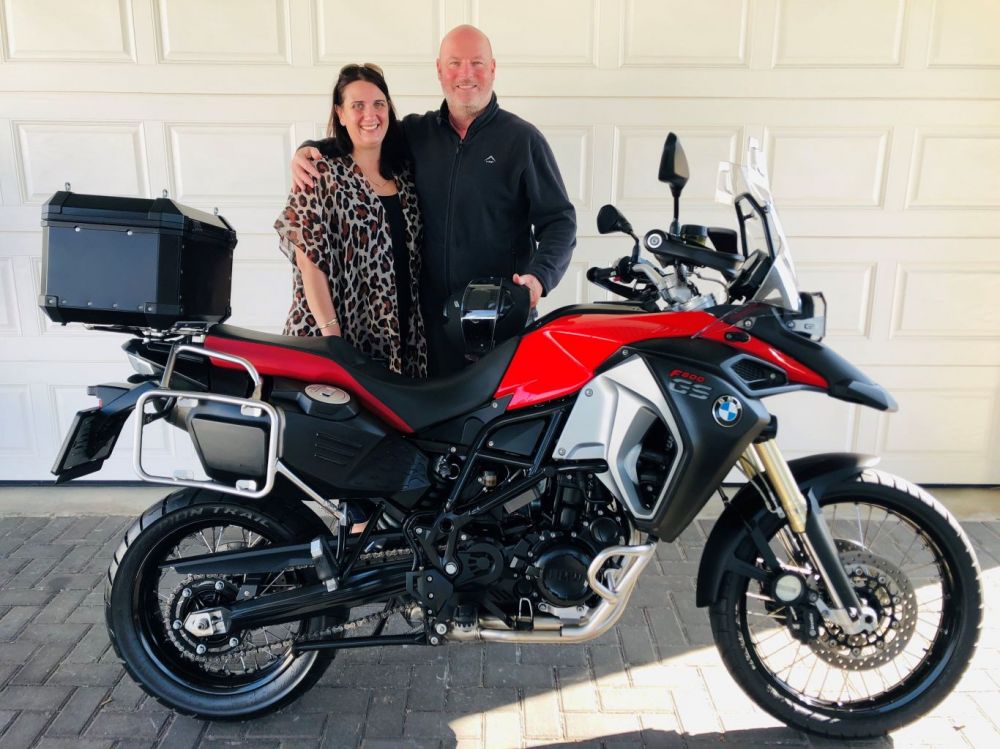 Lloyd van Rooyen 2014 BMW F800GS Adventure