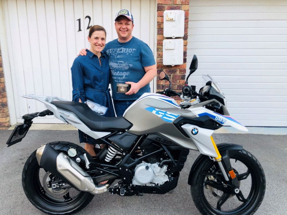 Morne Erasmus 2020 BMW G310GS