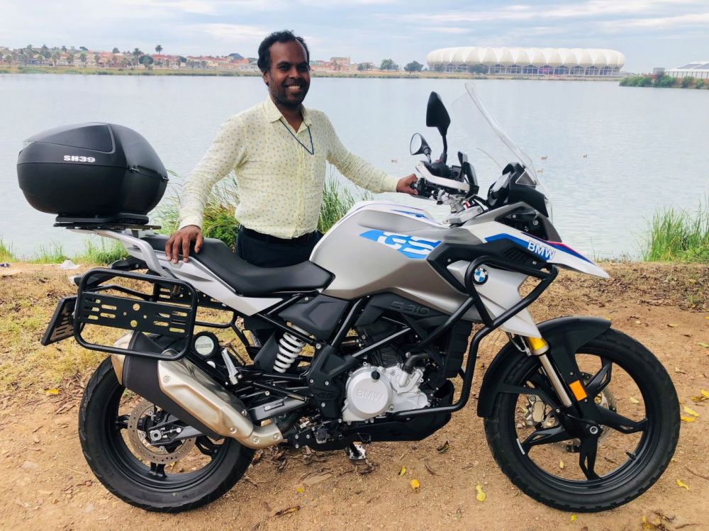 Naveen Potnuru 2020 BMW G310GS