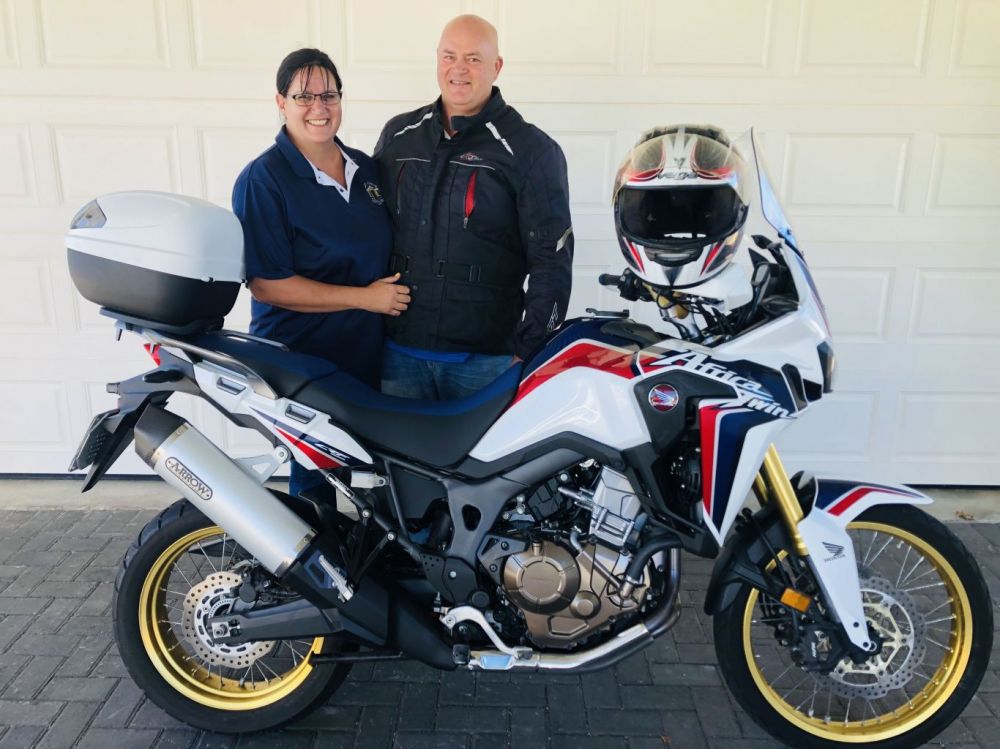 Neels Landman 2016 Honda Africa Twin CRF1000L