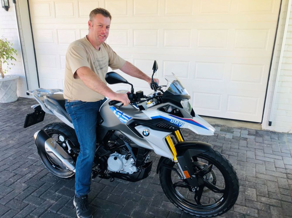 Pieter Kruger 2019 BMW G310GS