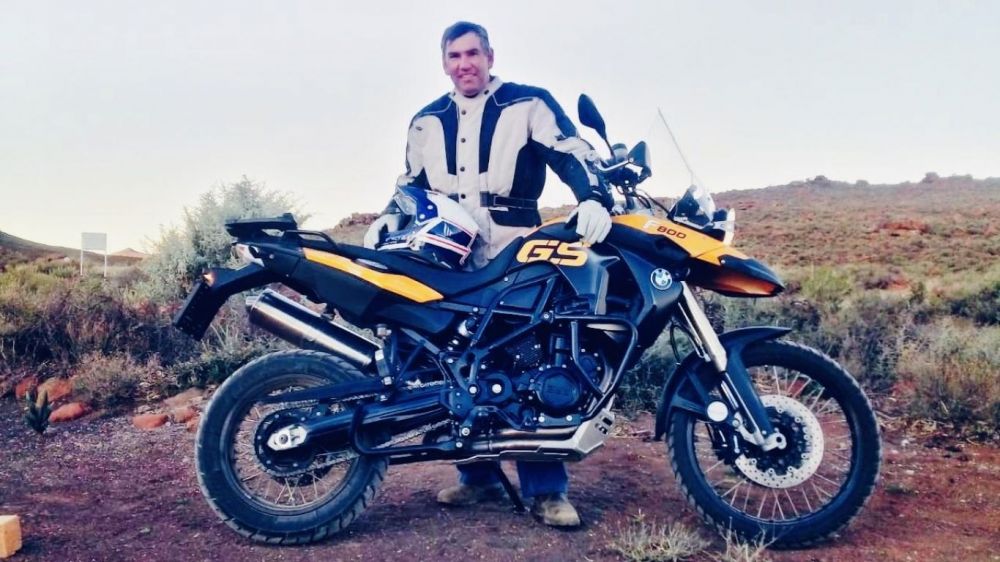 Pieter Le Roux (Fraserburg) 2009 BMW F800GS