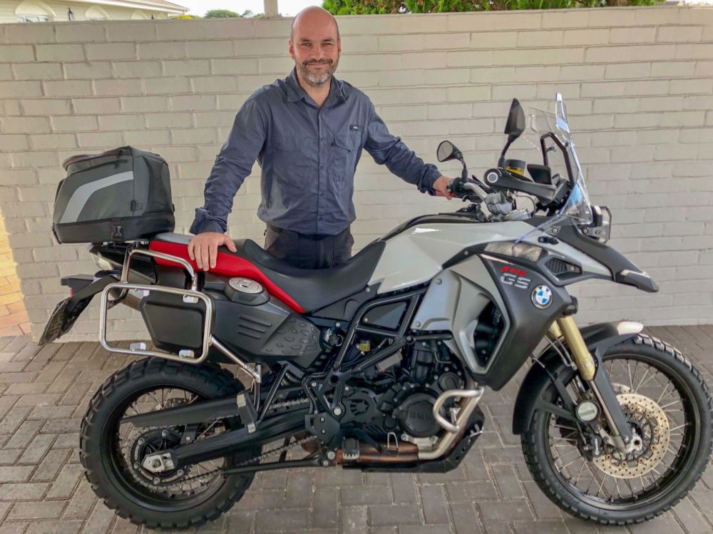 Pieter van Niekerk (George) 2015 BMW F800GS Adventure