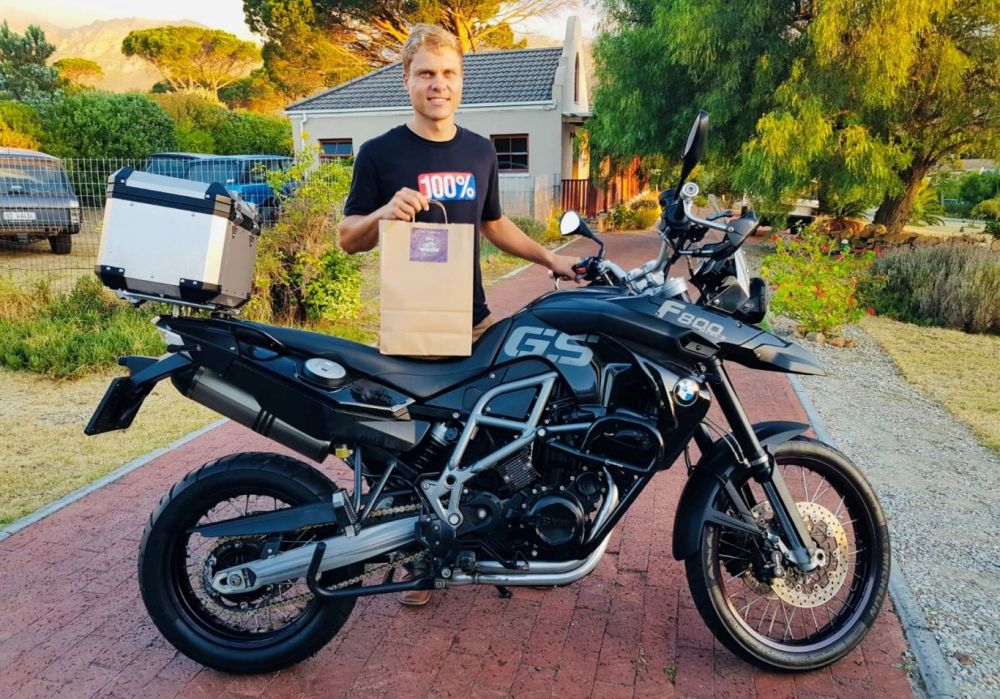 Rian Gouws (Somerset-West) 2012 BMW F800GS Triple Black