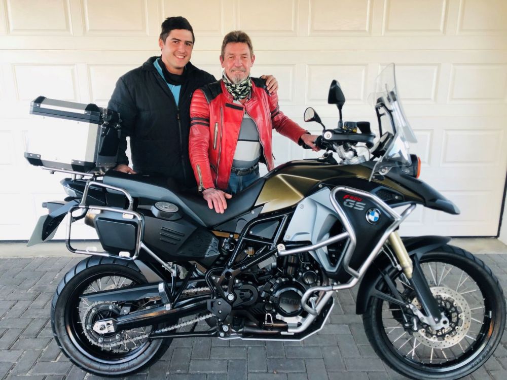Willie Potgieter Snr 2015 BMW F800GS Adventure