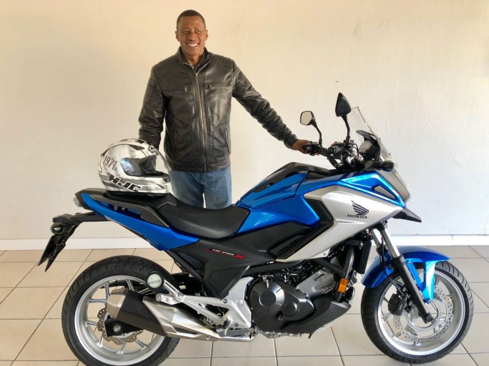 Xolani Mkayi 2017 Honda NC750X